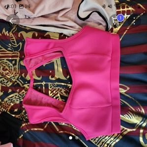 Cleo Harper Hot pink sports bra